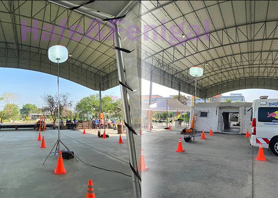 Penerangan Malam yang Aman dan Efisien HAFE Lampu Balon LED 1000W Untuk Pekerjaan Jalan Raya