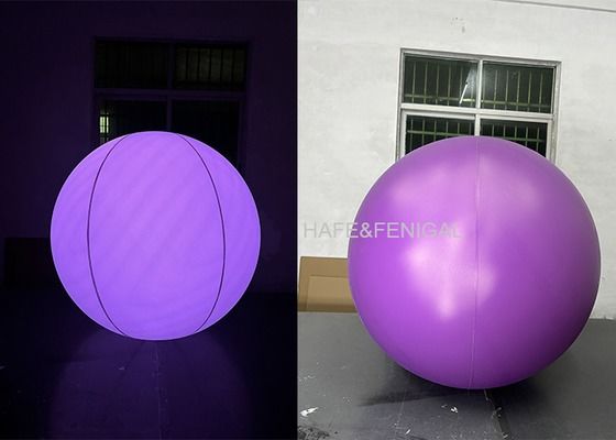 1m Purple Interactive LED Balloon Ultimate Konser Pengalaman Pencahayaan