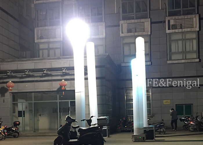 Catu Daya Luar Ruangan Opsional 120V/50HZ HID 1000w Menara Penerangan Darurat Tiup Baterai
