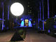 Crystal Moon Balloon Light LED 400 600 800w 120V / 230V DMX512 Pilihan Branding 1.3m / 1.6m / 2m