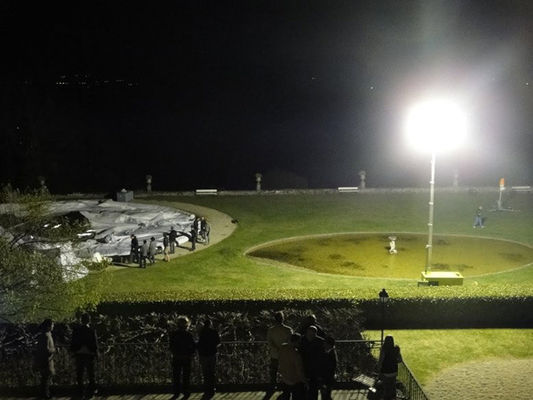 Lampu Balon Bulan Weatherproof LED 400w Metal Halide Lamp 1kW Penerangan Penegakan Hukum