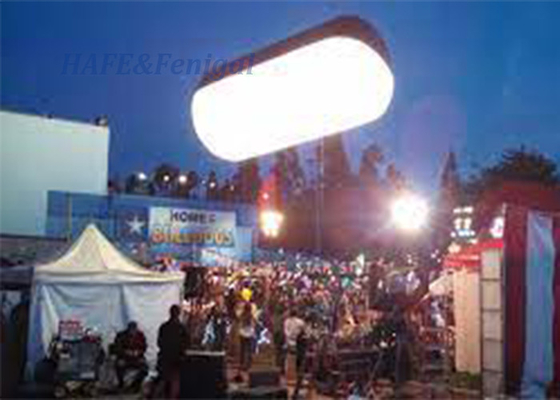 Menembak televisi 4m Lampu balon Film Terapung dengan Helium 220v