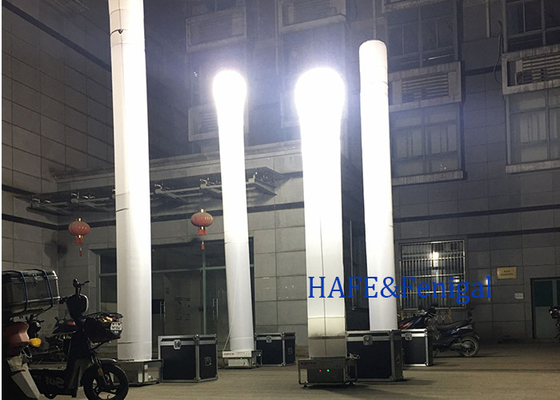 Portable Inflatable Lighthouse Tower Emergency Advertising Hmi 1000W 1-3M Dukungan kustomisasi