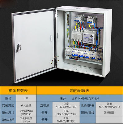 Panel Distribusi Listrik SPHC Kotak Distribusi 60A 220V AC